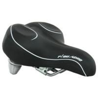 Седло Selle Monte Grappa P!QUADRO, 280x235мм мягкое, двойные хромирован. пружины, черное