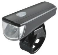 Передний фонарь Vinca Sport VL-7036, 1 Cree диод 1Вт, силикон. крепление, с батар, 2 реж.работы