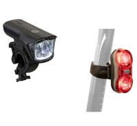 Комплект фонарей Author Xray 150 Lm 1д/3ф./ Duplex X7 20 Lm 2д/2ф. красный с батар.