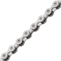 Цепь 1ск. Taya TB-980 Silver/Silver, серебристый. с замком, 112зв.