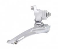 Передний переключатель 48-52T Shimano Sora 3400, 2 ск., ниж.тяга, верх. хомут 34.9мм