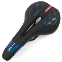 Седло Vinca Sport VS-20, комфортное, с памятью формы, 275x145мм, черное