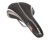 Седло Velo VL-1630 End Zone, спорт., 286x134мм, облегч., эластомер., черно-серый