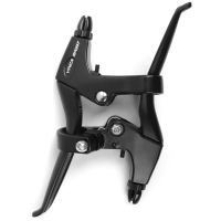 Тормозные ручки Vinca Sport VB-47, 4 пальца, алюминий, черные, инд.уп.