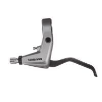 Тормозная ручка правая Shimano Alivio T4000, цв. серебр., v-br под 2 пал.