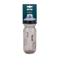 Фляга OYYO BT02, с крышкой, 550 мл, пищевой пластик, серо-черный
