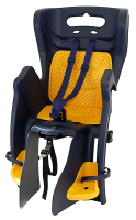 Детское кресло Bellelli Little Duck Hi-Viz, на багажник, темно-синее