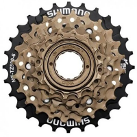 Трещотка 6ск. Shimano Tourney TZ500, 6x14-28 HG/UG, коричн.