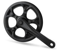 Система шатунов 1ск. 42T Prowheel Pro-R42PP, 165мм, сталь/алюм., кв., CL:45мм, черный