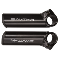 Рога M-Wave, алюм. прямые коротк. черн. сварные