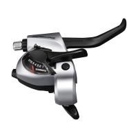 Комборучка правая 8ск. Shimano Tourney ST-TX800-8R, серебр.