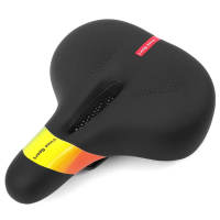 Седло Vinca Sport VS-19, комфортное, с памятью формы, 260x220мм, черное