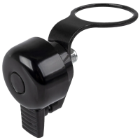 Звонок M-Wave, Bell Headset алюм./пластик D=32мм, крепл. под крышку рулевой 1⅛", черный