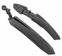 Комплект крыльев XGNB-063, 24"-26", пластик, полуфэт, чёрные