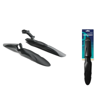 Комплект крыльев Hogger, 24"-29", быстросъемные, пластик, чёрный/серый