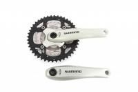 Система шатунов 3ск. 44T Shimano Deore M521-S, Octalink v2, 170 мм, 44x32x22T, серый