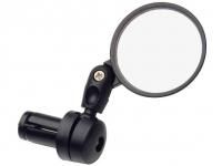 Зеркало DX-2000B, мини, в торец руля, панорамное, универс. лев./прав., черн.
