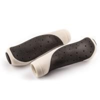 Грипсы Clarks CL302, резиновые 130мм зргоном. 2-х компонент. черно-белые