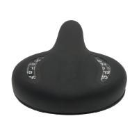 Седло Horst, комфортное GEL с замком 250x200мм широкое с эластомерами, 697гр, черное