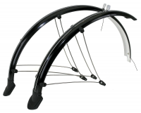 Комплект крыльев M-Wave Mud Max Flex 26", 60мм, черный