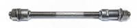 Ось задней втулки 3/8"x180мм Cr-Mo TI-627R с конус. под гайку, черная