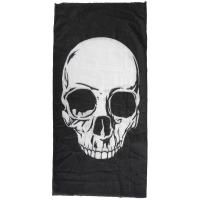 Бандана M-Wave Skull, дышащий полиэстер с микрофиброй 24x48см, черный
