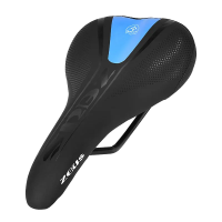 Седло Zeus Z-1040 MTB Sport, черный/синий