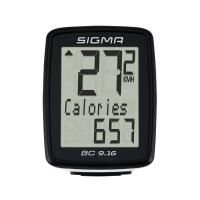 Велокомпьютер Sigma BC 9.16, 11 функций, проводной, черный
