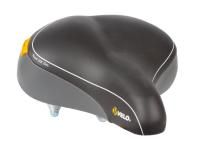 Седло Velo Plush Tour DS Gel, комфорт 265x255мм двойн. пруж.-эластом. гелев черное
