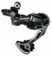 Задний переключатель 10ск. Shimano Deore M593. длинный серебр. инд. уп.