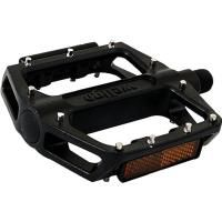Педали Wellgo B087U, алюминиевые BMX/Downhill широк. ось Cr-Mo, смен.шипы черные