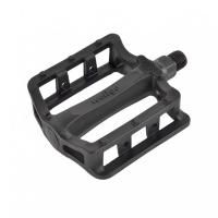 Педали Wellgo B197, нейлон BMX/Downhill Black, широк. ось Cr-Mo 330г черные