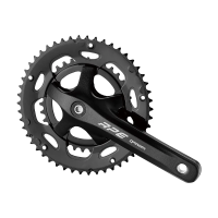 Система шатунов 2ск. 50T Prowheel RPE-421, Road, 34/50T, 7/8S, кв., 175мм, CL:43.5мм, черный