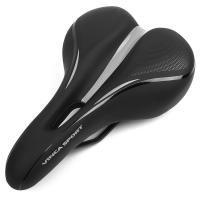 Седло Vinca Sport VS-131, комфортное, гель, 260x170мм, черное