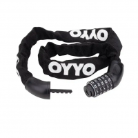 Велозамок OYYO CN30, с кодом, цепь, 6x900мм, черный