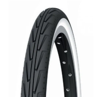 Велопокрышка 20"x1.75 (44-406), Michelin City J GW, 3x22TPI, белый/чёрный