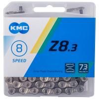 Цепь 8/7/6ск. KMC Z8.3, 1/2"x3/32", 114зв., 7.3мм, с замком