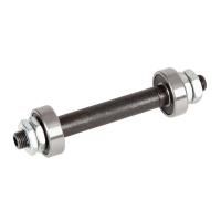 Ось передней втулки 3/8"x100мм SF-A22F, с промподш, эксц., сталь S45C