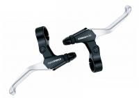 Тормозные ручки Tektro ML520, V-br/кантилев., 146гр, черный-серебр.