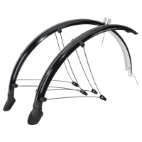Комплект крыльев M-Wave Mud Max Flex 27.5", 60мм, черный