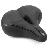 Седло Vinca Sport VS-123, комфортное, 270x255мм, с отверстием, черное