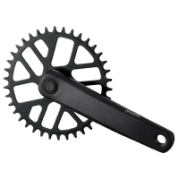 Система шатунов 1ск. 38T Prowheel CPRO-D38-NW, кв., 9/10/11ск., 175мм, CL 49 (124мм), черн.