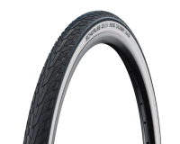 Велопокрышка 28"/700x40C (42-622) Schwalbe Road Cruiser, K-Guard, B/W+RT HS484 Green 50EPI, черн/бел