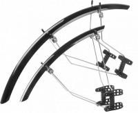 Комплект крыльев M-Wave Mud Max Race QR 33 EXT, шоссе 28"x33мм, черный