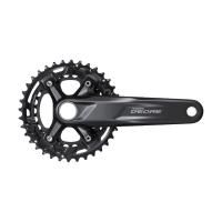 Система шатунов 2ск. 36T Shimano Deore M5100-2, 175мм, 36/26T, инт. вал, цв. черн, для 11ск.