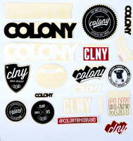 Наклейки стикеры 03-002200 Sticker Pack - 23 Assorted pieces арт. I43-900 COLONY