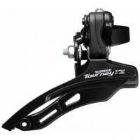 Передний переключатель 42T Shimano Tourney TZ500, вер.тяга, верх.хомут, 31.8мм, 66-69°