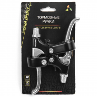 Тормозные ручки Vinca Sport VB-12, 2пальца, алюминий, черные, инд.уп.