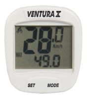 Велокомпьютер Ventura Х, 10 ф-ций, белый