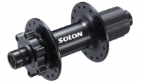 Втулка задняя 32H Solon DH910TR BOOST, ось 12x148мм, черн, disc IS6, 2 пром, под кассету